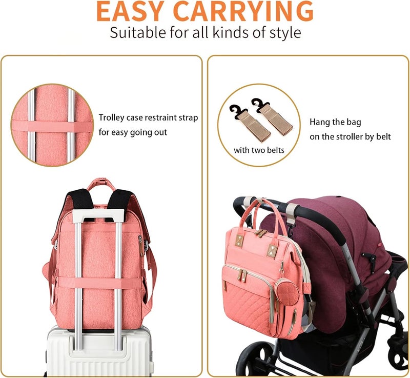 GurZinn Baby Diaper Bag Backpack with Changing Station - Image 4